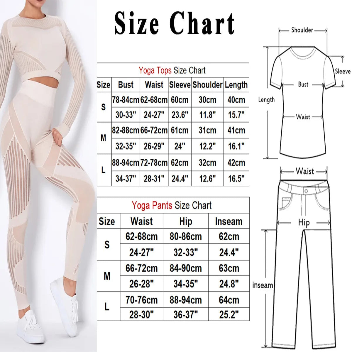 Seamless Long Sleeve Yoga Set