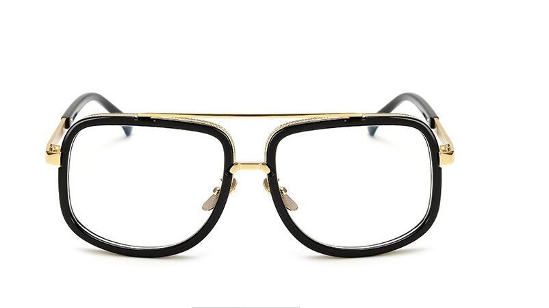 Unisex Designer Flat Top Sunglasses