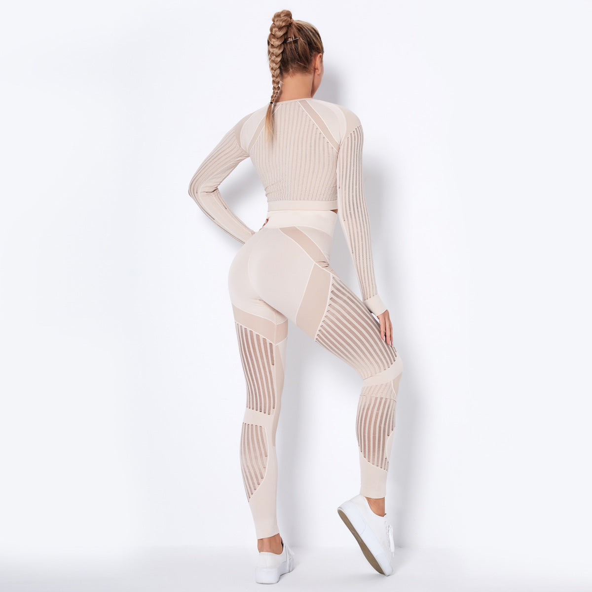 Seamless Long Sleeve Yoga Set