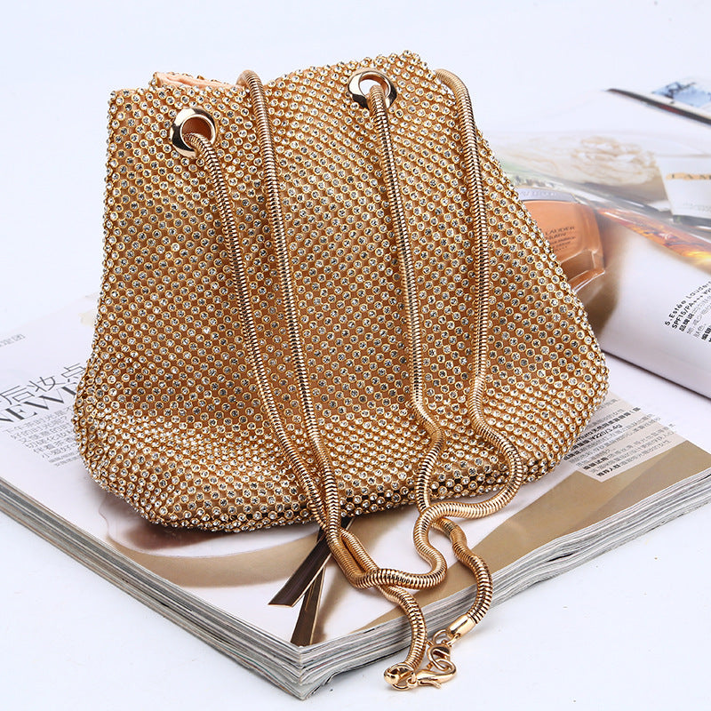 Crystal & Satin Evening Clutch Bags