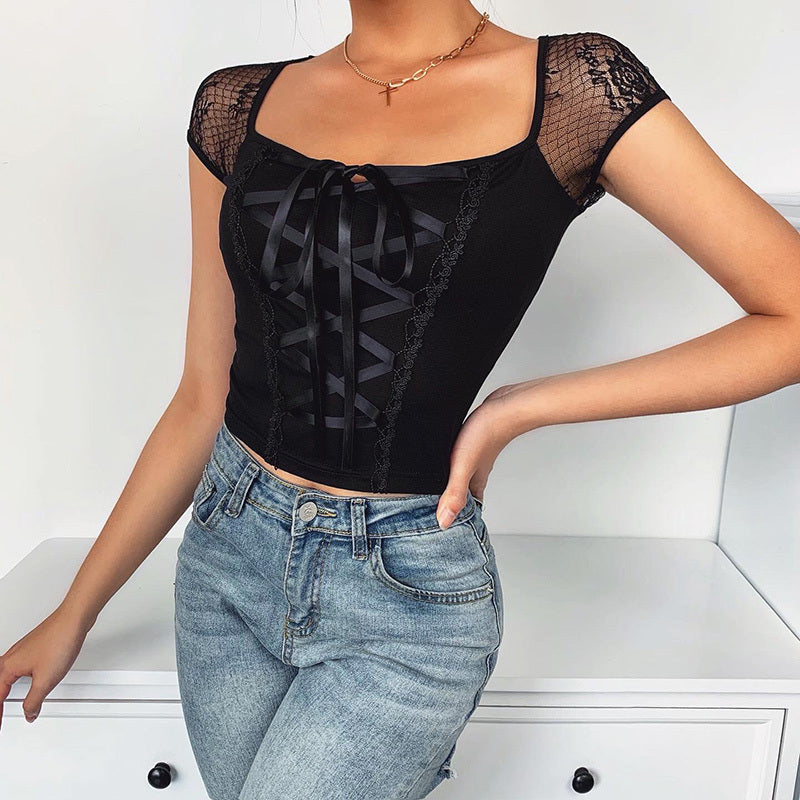 LacedUp – Sexy Strappy Women's Tee