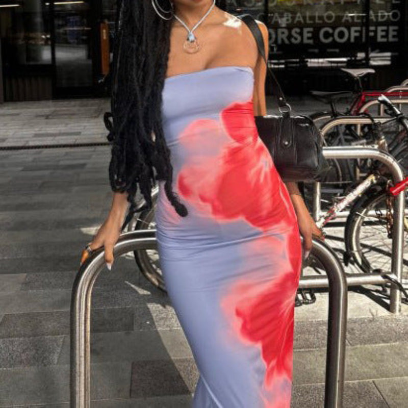Sexy Summer Strapless Dress