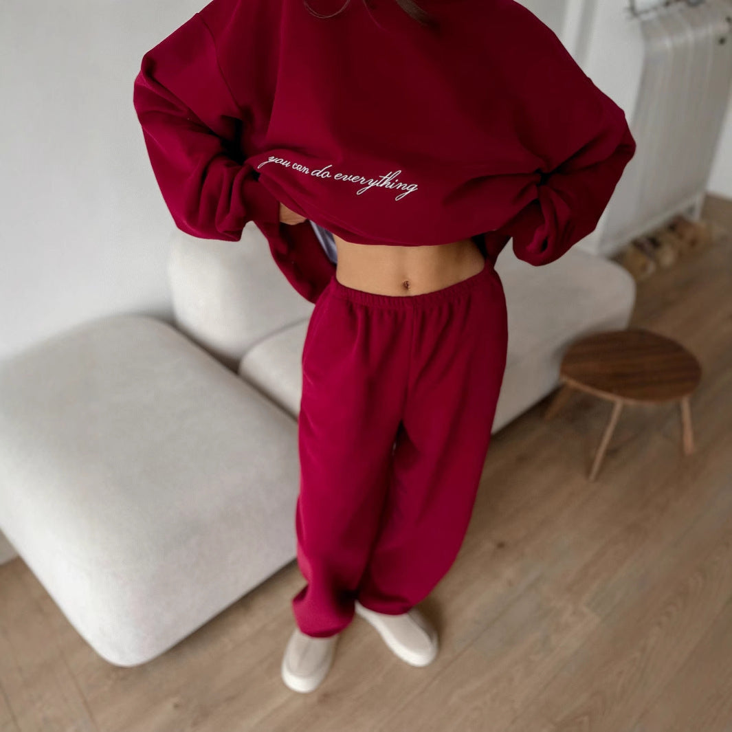 Casual Printed Sweater Sets