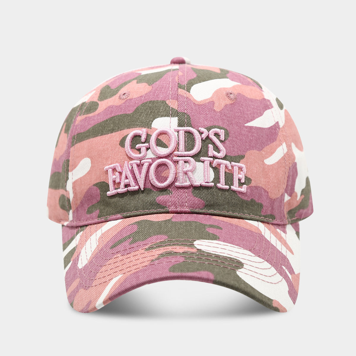 Distressed Jungle Camo Baseball Cap