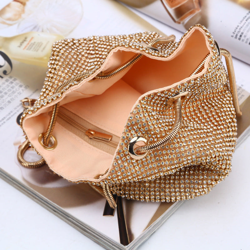 Crystal & Satin Evening Clutch Bags