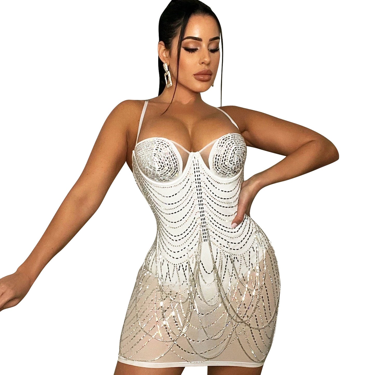 Tassel Suspender Dresses for Parties