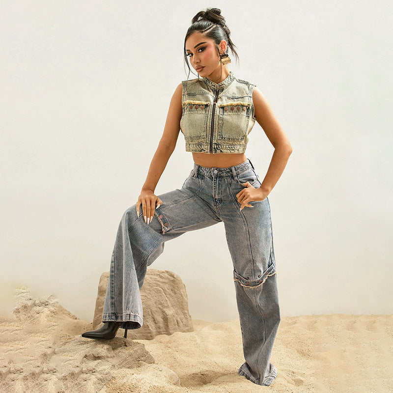 Y2K Baggy Wide Leg Jeans