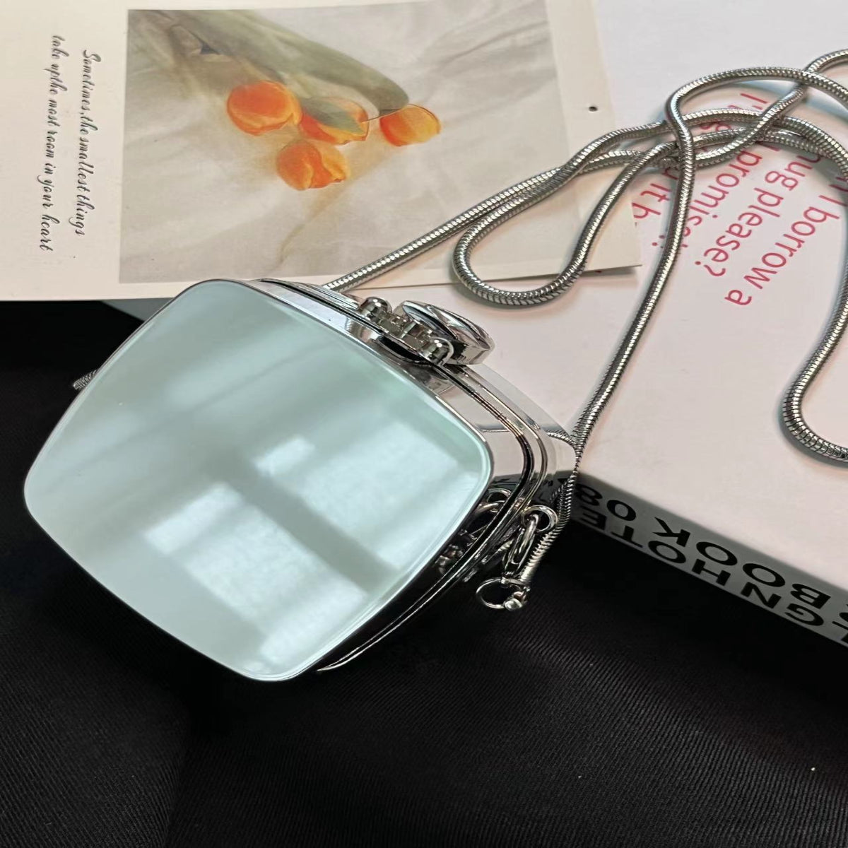 Mini Acrylic Round Cake Bag