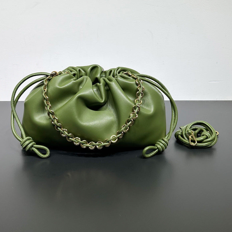 Chinese Style Cowhide Lucky Bag