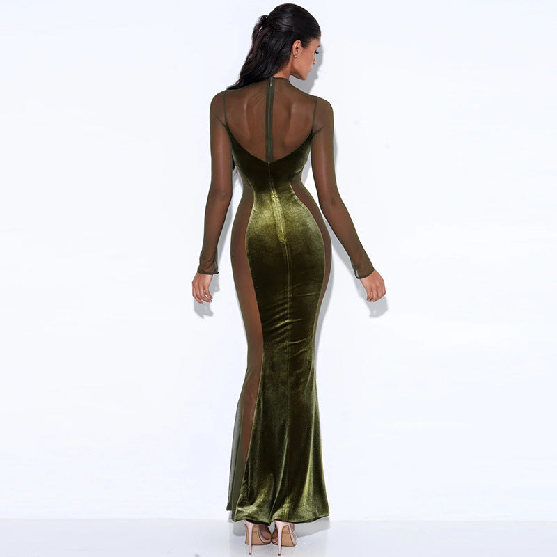 Sexy Hollow See Through Dress