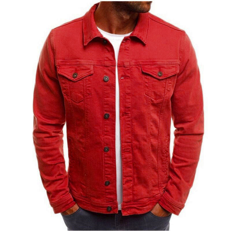 Men’s Casual Denim Shirt Jacket