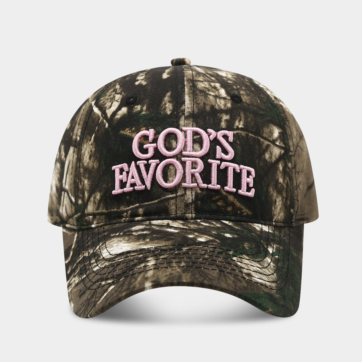 Distressed Jungle Camo Baseball Cap