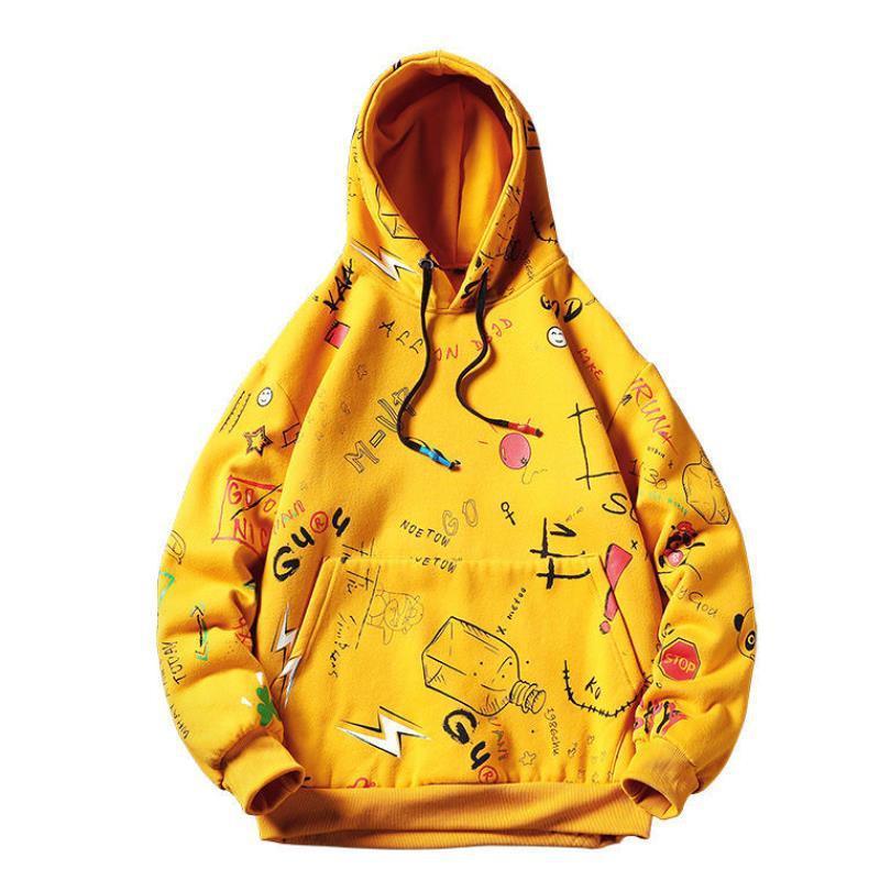 Loose Fit Men’s Hooded Sweatshirt