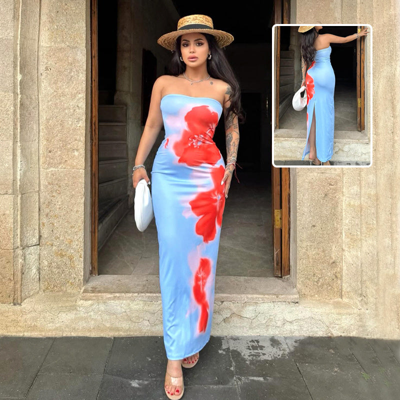 Sexy Summer Strapless Dress