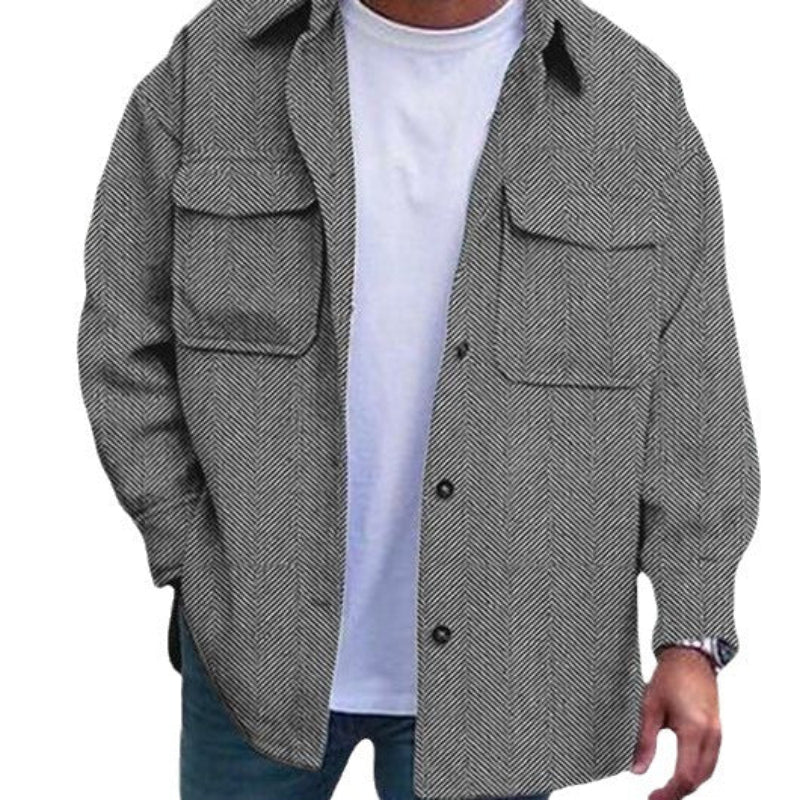Men’s Polo Collar Fashion Work Coats