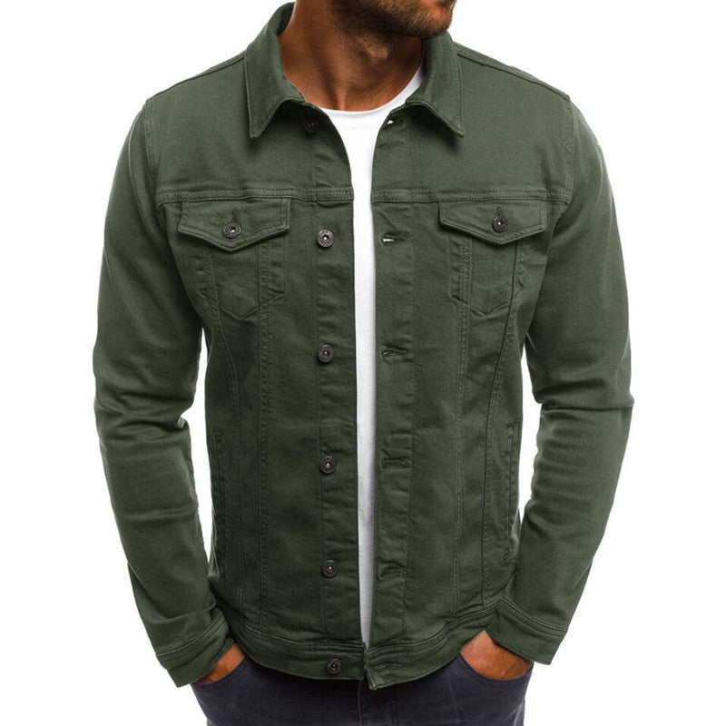 Men’s Casual Denim Shirt Jacket