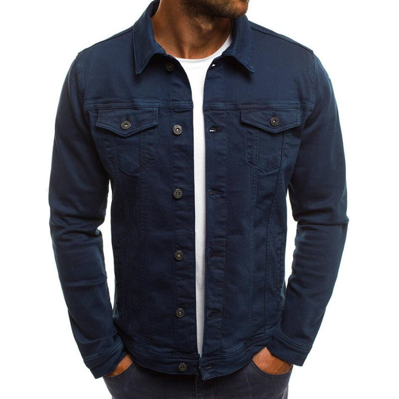 Men’s Casual Denim Shirt Jacket