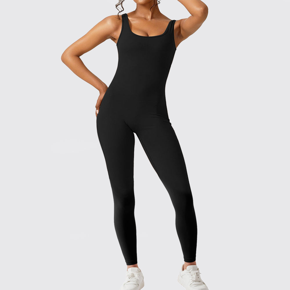 Women’s Sleeveless Flare Jumpsuit