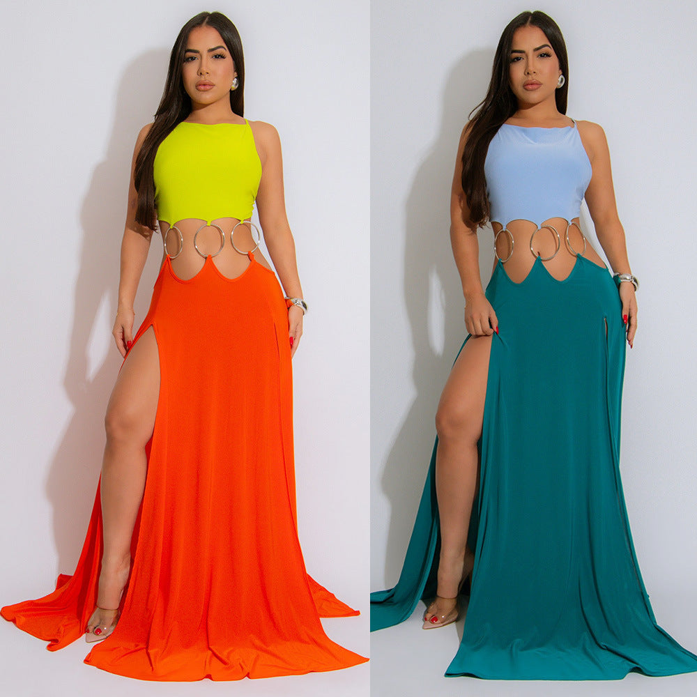 Women’s Lace-Up Ring Detail Dresses