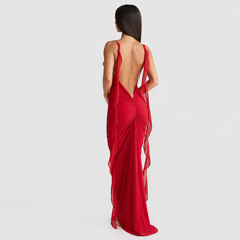 Fashion Suspenders Dress for Women