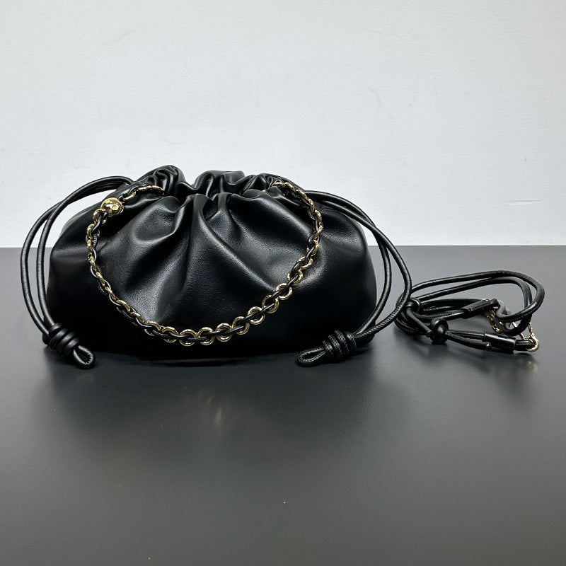 Chinese Style Cowhide Lucky Bag