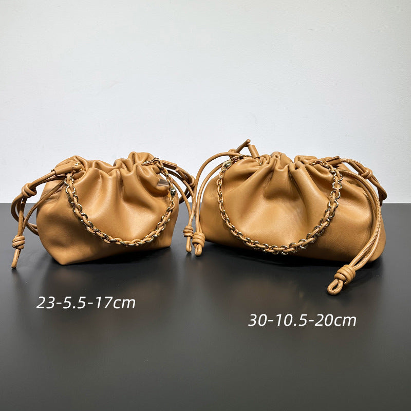Chinese Style Cowhide Lucky Bag