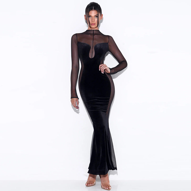 Sexy Hollow See Through Dress