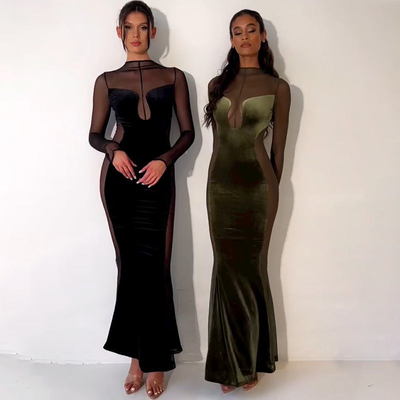 Sexy Hollow See Through Dress