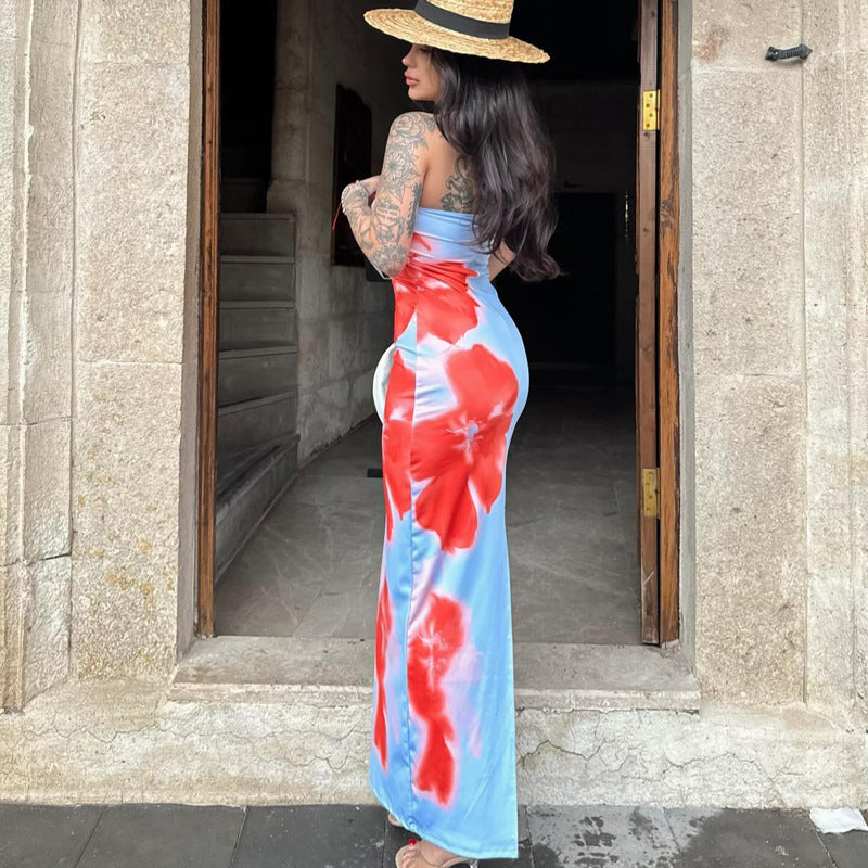 Sexy Summer Strapless Dress