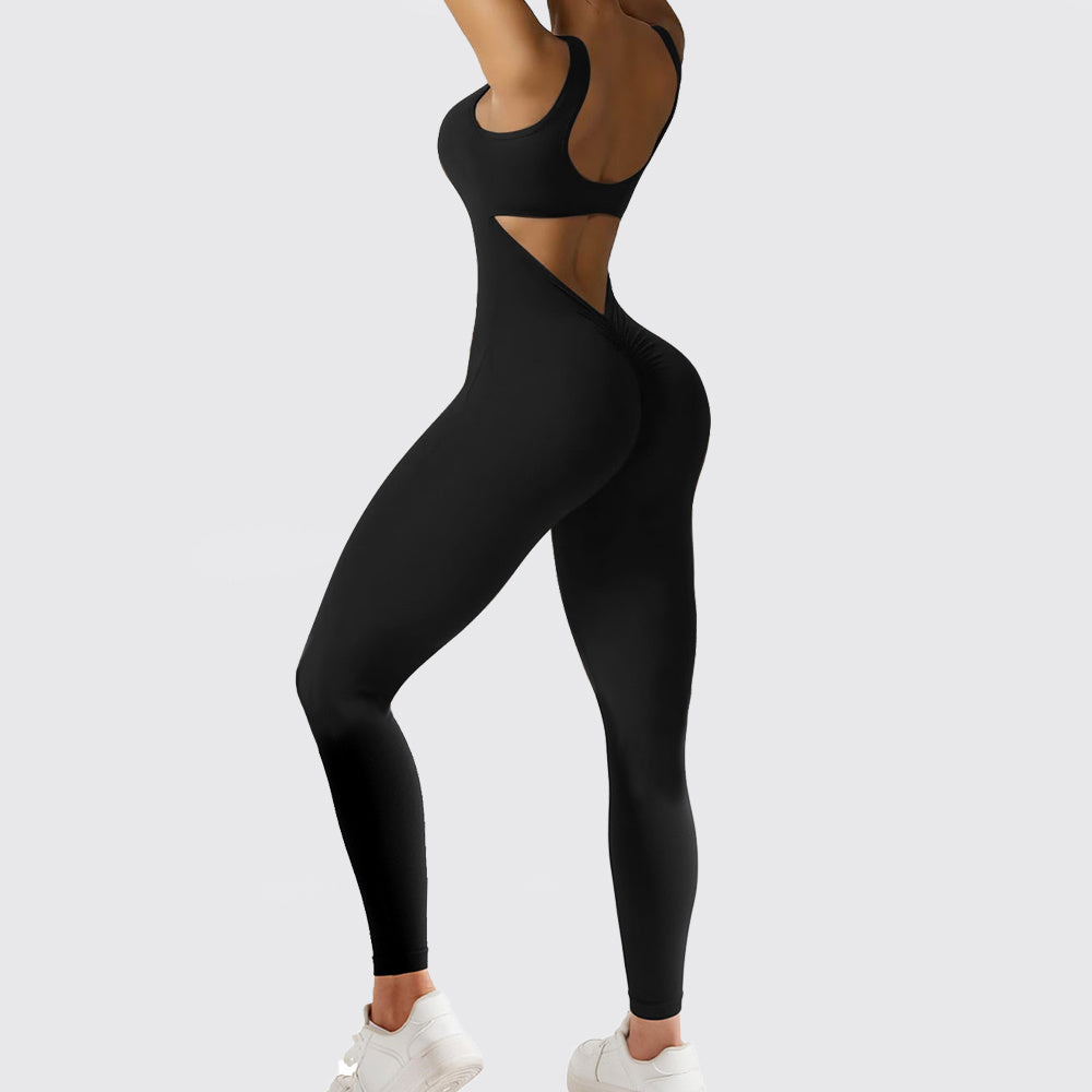 Women’s Sleeveless Flare Jumpsuit