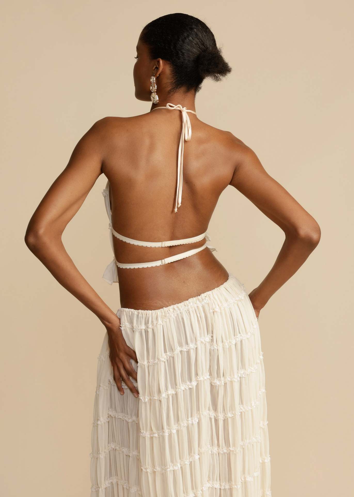 Backless Halterneck Sling Dress