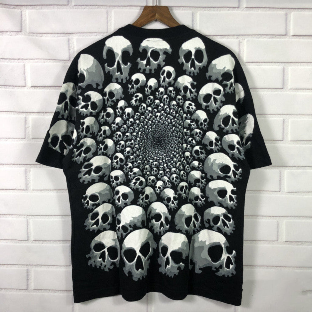 Rap Rock Skull Graphic T-Shirt