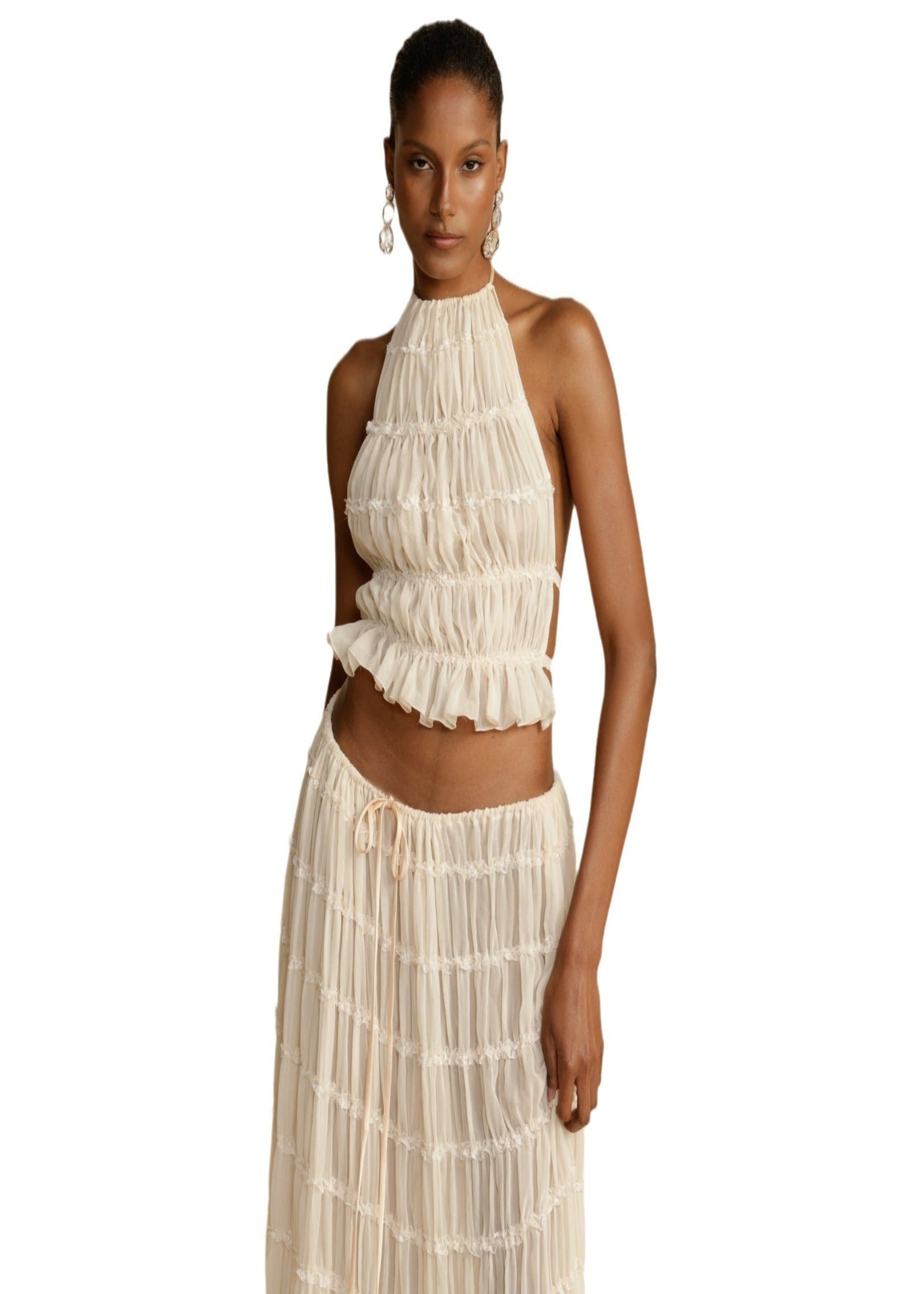 Backless Halterneck Sling Dress