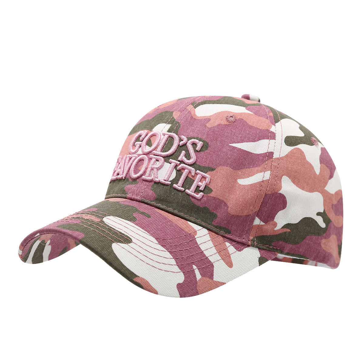 Distressed Jungle Camo Baseball Cap