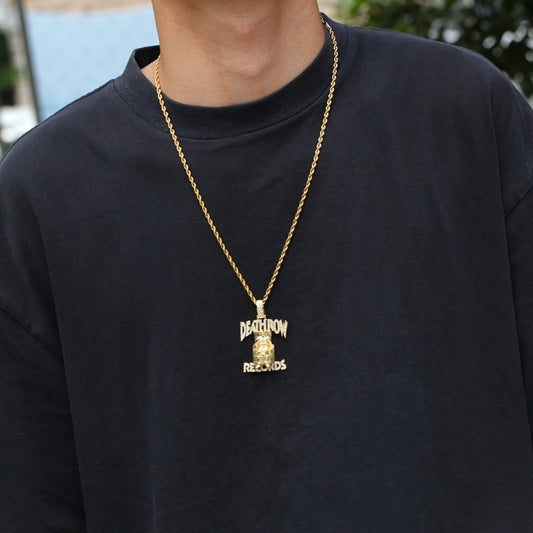 Zircon Pendant Hip-Hop Necklace