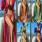 Split Sleeve Bikini Set