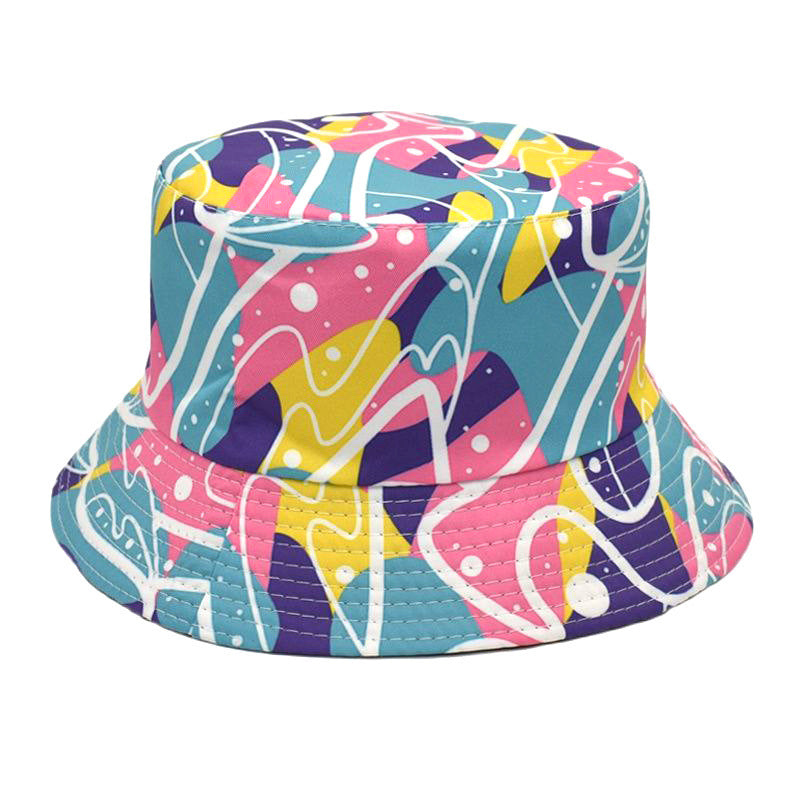 Double-Sided Printed Fisherman Hat