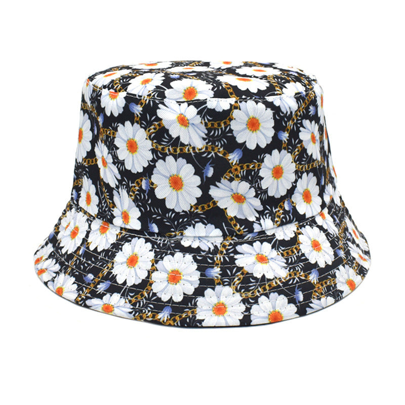 Double-Sided Printed Fisherman Hat