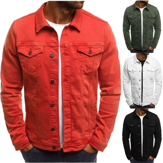 Men’s Casual Denim Shirt Jacket