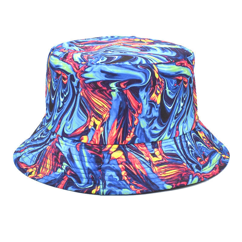 Double-Sided Printed Fisherman Hat