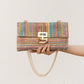 Straw Chain Flap Shoulder Women's Bag