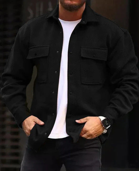 Men’s Polo Collar Fashion Work Coats