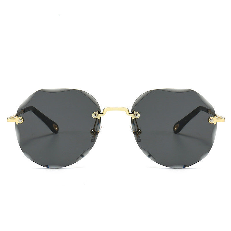 Women’s Rimless Polygon Sunglasses