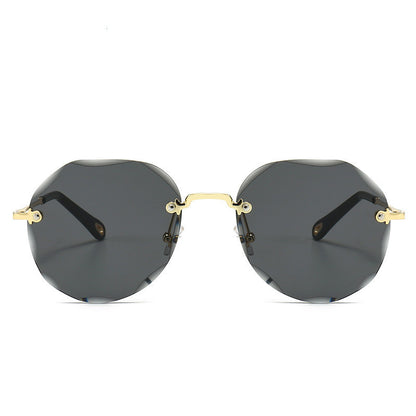 Women’s Rimless Polygon Sunglasses