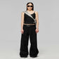 Loose Cotton Wide-Leg Pants