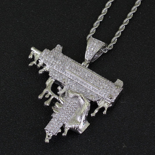 Domineering Hand Pendant Rap Jewelry