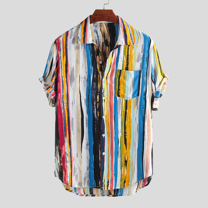 Drip Stripe Button Ups