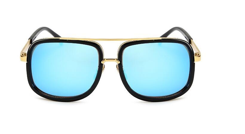 Unisex Designer Flat Top Sunglasses
