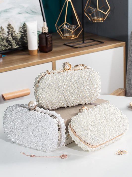 Pearl Clutch for Weddings & Parties