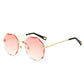 Women’s Rimless Polygon Sunglasses